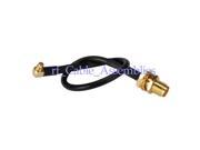 1pcs RP SMA female bulkhead to MMCX plug male right angle pigtail cable RG174 15cm for 3G Wireless