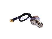 1pcs RP TNC Jack female male bulkhead to MMCX male plug right angle pigtail cable RG174 15cm for wireless