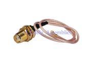 1pcs IPX U.FL to SMA jack female bulkhead straight pigtail coaxial cable RG178 15cm for Wireless LAN Devices Wlan