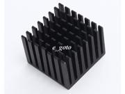 2PCS Black Heat Sink 28x28x20mm Aluminum for North Bridge IC 28*28*20MM