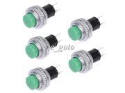5PCS 10mm Green Momentary OFF ON Push Switch DS 314