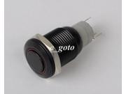 Red Angel Eye Car s Latching Operation Metal Switch 16mm 12V Push Button