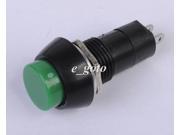 Green 12mm Lockless ON OFF Push button Round Switch