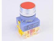 22mm Red Reset push button switch flat head