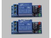2pcs 12V 1 Channel Relay Module Low Level Triger for Arduino PIC AVR Mega UNO