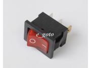 Red On Off Button 3 Pin DPST Rocker Switch 250V AC 6A KCD4 102