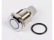 Blue 16 mm speaker metal push button switch with a light switch good