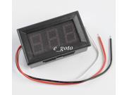 DC 0 30V Red LED Panel Meter Digital Voltmeter with box