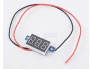 DC 3.3V 30V Yellow LED Panel Meter Mini Lithium Battery Digital Voltmeter