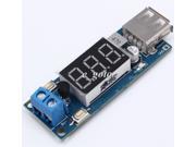 DC DC Step Down Power Module LED Display with 5V USB Charger for Arduino Raspber