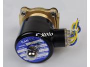 1 2 Electric Air Gas Water Solenoid Valve Normally Closed 12V DC
