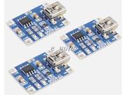 3pcs Mini USB Lithium Battery Charging Board Battery Charger Module 5V 1A