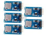5pcs Micro SD Storage Board TF Card Memory Shield SPI 3.3 5v For Arduino