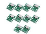 10pcs Female MICRO USB to DIP 5 Pin Pinboard 2.54mm