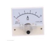 Portable DC 0 10A Analog Current Panel Meter Tester Ammeter Gauge White