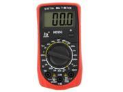 HD HD33C LCD Digital Multimeter DMM Ammeter Voltmeter Ohmmeter Temperature Test