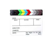Director Movie Video Slate Clapboard Film Slate Color Clap Stick Clapper Board
