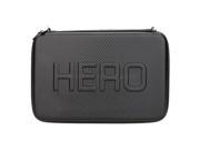 Carrying Case Box Bag Twill PU for GoPro Hero 4 3 3 2 1 Camera Strap Zipper L