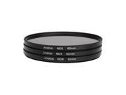 82mm Fader ND Filter Kit Neutral Density Photography Filter Set for Nikon Canon