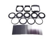Square Filter 9 Adapter Rings Holder Lens Hood Case for Cokin P NEW