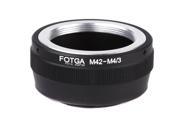 Fotga Adapter Ring for M42 Lens to Micro 4 3 Mount Camera Olympus Panasonic DSLR