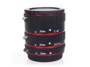 Red TTL Auto Focus AF Macro Extension Tube Ring for all EF EF S Canon lenses