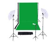 Photography Video Studio Triple Lighting Kit With 10ft*12ft Backdrops Background