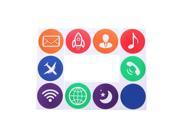 10pcs Cute 888bytes Smart NFC Tags Stickers for NFC Smartphones Samsung HTC Sony