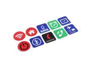 Universal 10pcs Cute Smart NFC Tags Stickers for Samsung Galaxy S5 S4 Note 3 etc