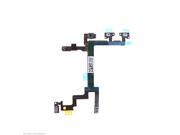Power Mute Volume Button Switch Connector Volume Control Flex Cable For iPhone 5