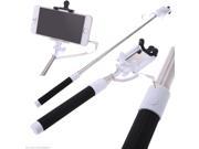 Portable Extendable Cable Selfie Handheld Monopod Stick Holder Shutter for Phone