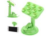 Rectangle 360° Car Mounting 8 Suction Cups Adsorption Phone Holder Bracket Stand