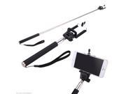 Extendable 180° Rotation Selfie Handheld Monopod Stick Holder W Clip Universal