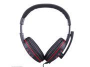 Headset Headphone w Microphone Volume Control for PS4 Controller PC