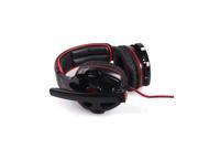 Sades SA 903 7.1 Surround Sound USB Gaming Headset Headphone Mic Black Red NEW