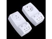 2 Pack Wireless Remote Control Power Outlet Lamps Switch 120 230V US Plug Socket