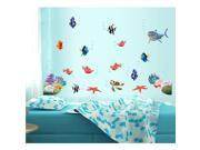 Colorful Fish Shark Nemo Ocean Wall Stickers Vinyl Decal Mural Kid s Room Decor
