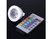 3w MR16 RGB LED Light Bulb 12V with Remote Control 16 Colors