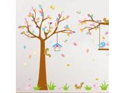 Tree Squirrels 2pcs Wall Sticker Vinyl Art Decal Mural Kids Room Decor 60*90cm
