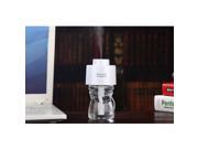 USB Water Bottle Cap Humidifier Air Diffuser DC 5V for Office with Bottle White