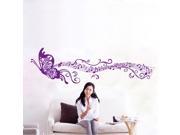 Butterfly Musical Notes DIY Wall Stickers Art Mural Bedroom Decor Decal Purple