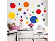 Removable Circle Polka Dots Wall Art Vinyl Sticker Decal Mural Living Room Decor
