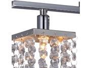 Modern Linear Design Crystal Chandelier Ceiling Lighting 3 * G9 Lights 110 120V