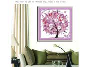 Counted Cross Stitch Kit Embroidery Set 14CT Beautiful Tree 44 * 43cm Home Decor