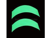 X2 Premium Luminous Green Glow in the Dark Tape Sheet Sticker Film 3 x 8