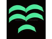 5 Pcs 3 x 8 Tape Sheet Sticker Premium Luminous Green Glow in the Dark