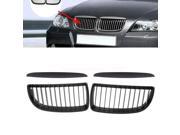 ABS Trims Plastic Kidney Hood Grill Grille For BMW E90 E91 3 Series 4D 05 08