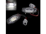 Pair Error Free 18 SMD LED License Plate Light Lamp for Honda Acura Civic MR V