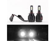2PCS H10 6000LM 30W 2A Auto CAR CREE 2 LED Headlights Bulb 6000K Lamp All in One