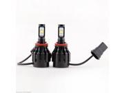 2PCS H8 6000LM 30W Auto Car Cree 2 LED Headlights Bulb 6000K Lamp All in One New